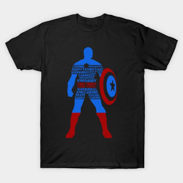 My Dad My Hero Superhero Dad Gift T-Shirt by nhatvv